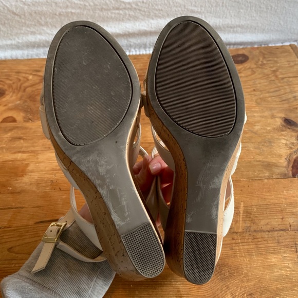 Madden Girl white strappy wedges - Picture 2 of 5